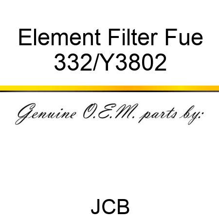 Element Filter Fue 332/Y3802