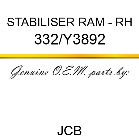 STABILISER RAM - RH 332/Y3892