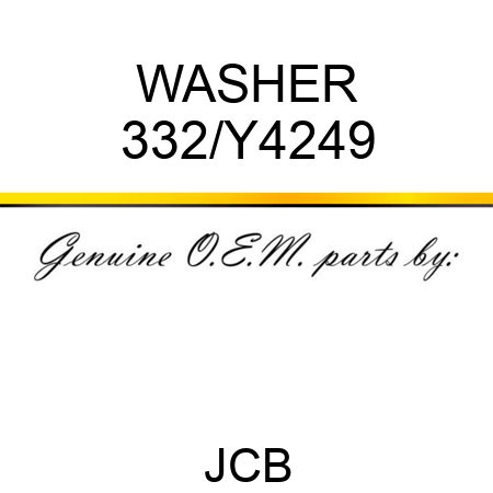 WASHER 332/Y4249