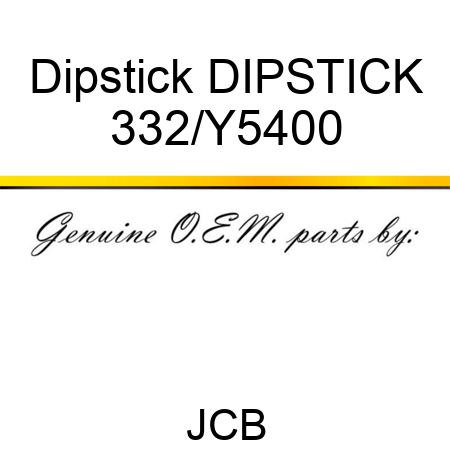 Dipstick DIPSTICK 332/Y5400