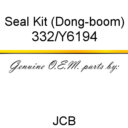 Seal, Kit (Dong-boom) 332/Y6194