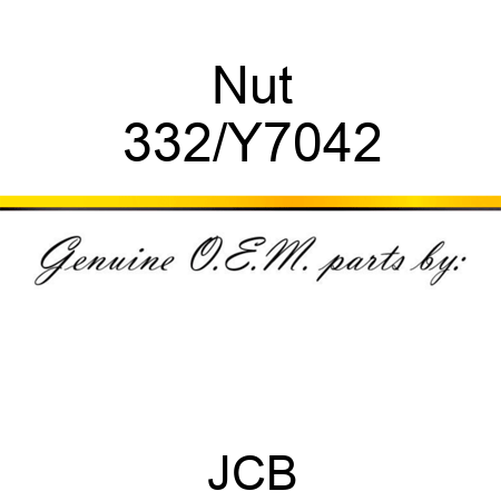 Nut 332/Y7042