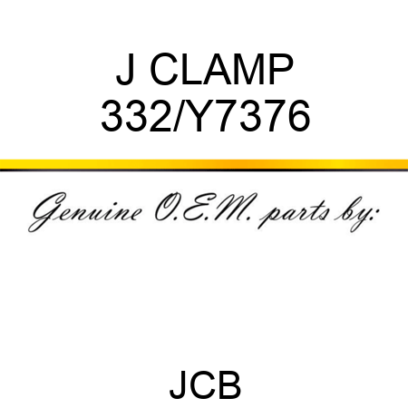 J CLAMP 332/Y7376