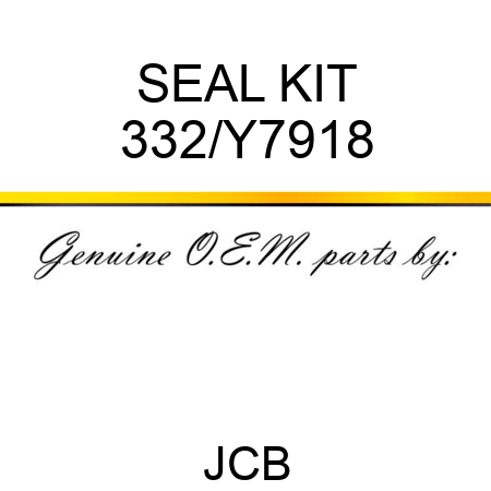 SEAL KIT 332/Y7918