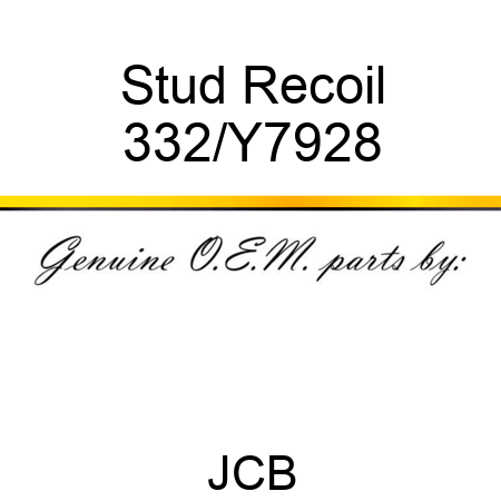 Stud Recoil 332/Y7928