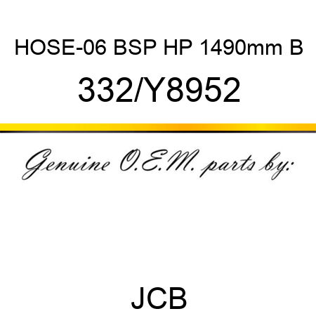 HOSE-06 BSP HP 1490mm B 332/Y8952