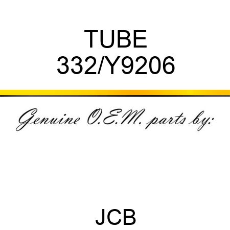 TUBE 332/Y9206