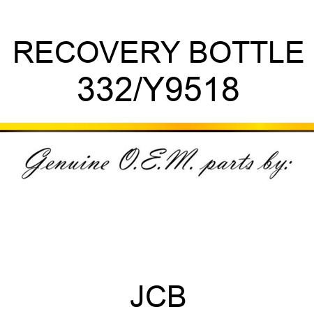 RECOVERY BOTTLE 332/Y9518