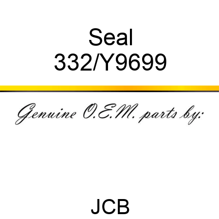 Seal 332/Y9699