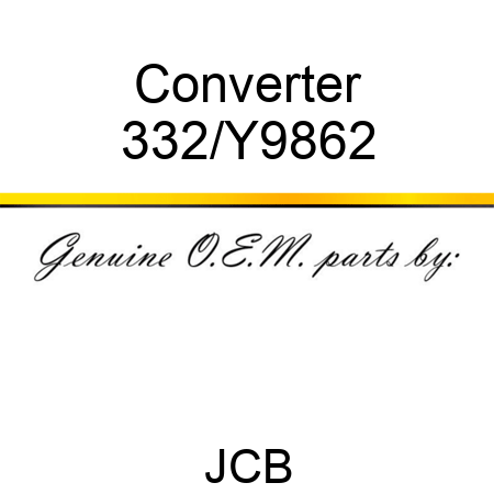 Converter 332/Y9862