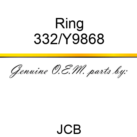 Ring 332/Y9868