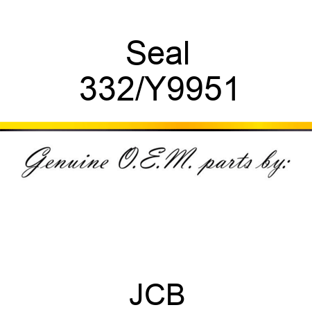 Seal 332/Y9951