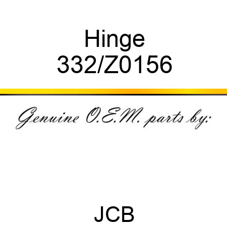 Hinge 332/Z0156