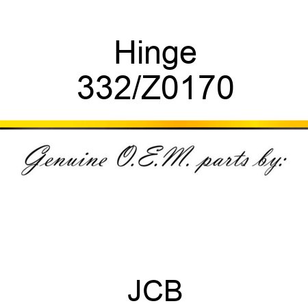 Hinge 332/Z0170