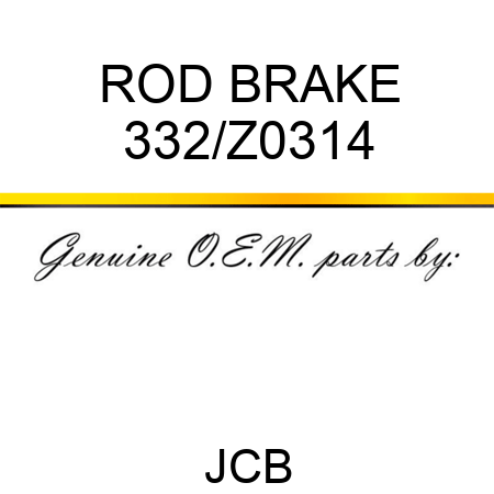 ROD BRAKE 332/Z0314