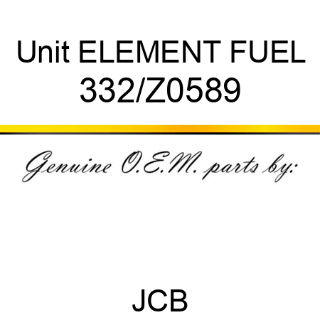 Unit ELEMENT FUEL 332/Z0589