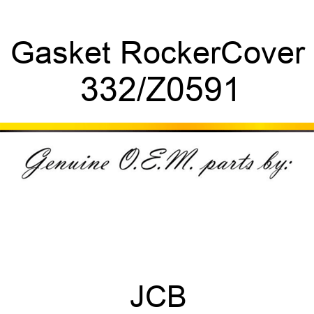 Gasket RockerCover 332/Z0591