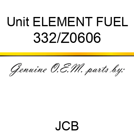 Unit ELEMENT FUEL 332/Z0606