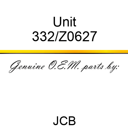 Unit 332/Z0627