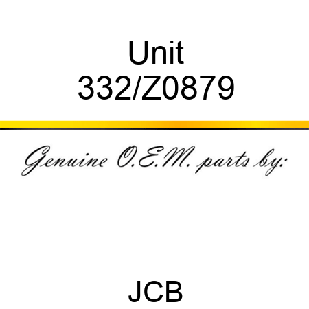 Unit 332/Z0879