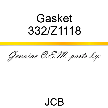 Gasket 332/Z1118