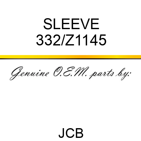 SLEEVE 332/Z1145