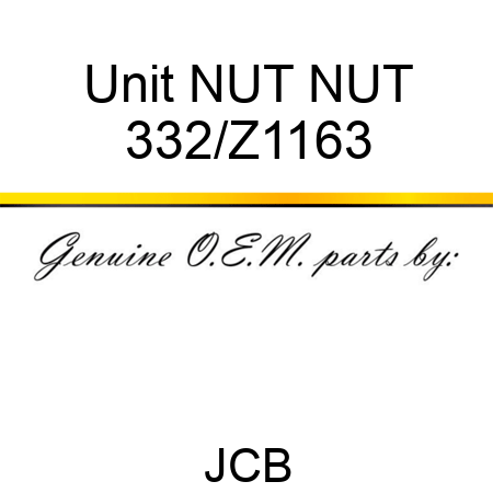 Unit NUT NUT 332/Z1163