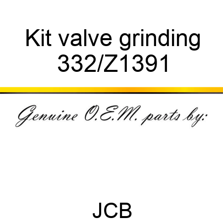 Kit valve grinding 332/Z1391