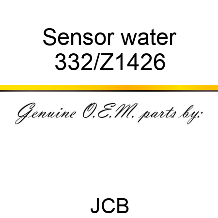 Sensor water 332/Z1426
