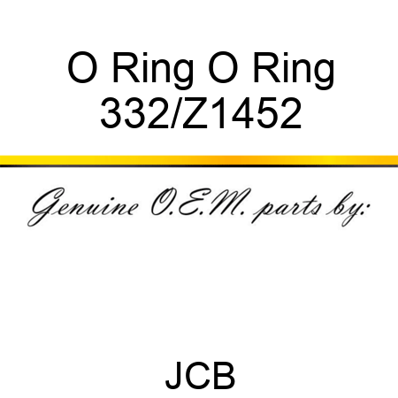 O Ring O Ring 332/Z1452