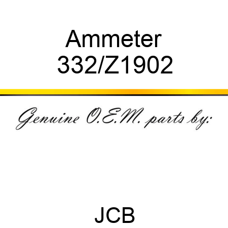 Ammeter 332/Z1902