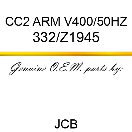 CC2 ARM V400/50HZ 332/Z1945