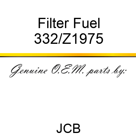 Filter Fuel 332/Z1975