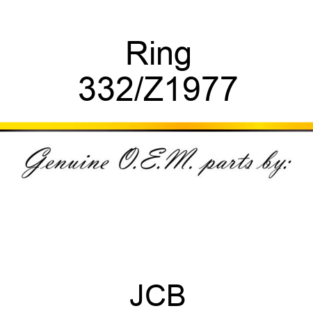 Ring 332/Z1977