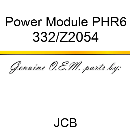 Power Module PHR6 332/Z2054