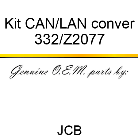 Kit CAN/LAN conver 332/Z2077