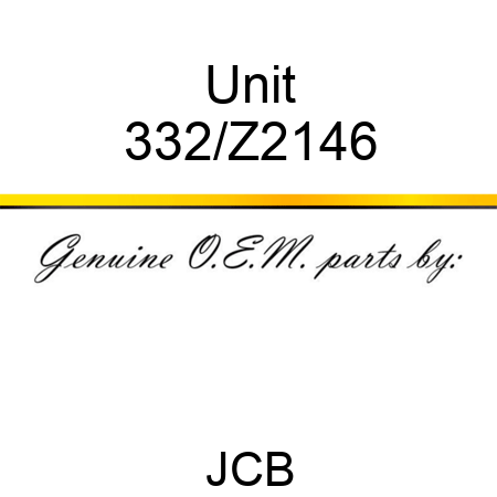 Unit 332/Z2146