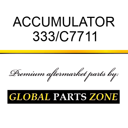 ACCUMULATOR 333/C7711