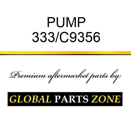 PUMP 333/C9356