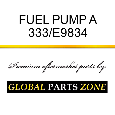FUEL PUMP A 333/E9834