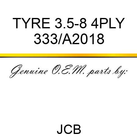 TYRE 3.5-8 4PLY 333/A2018