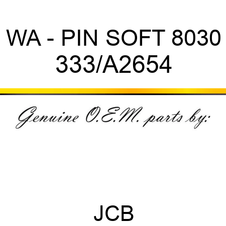 WA - PIN SOFT 8030 333/A2654