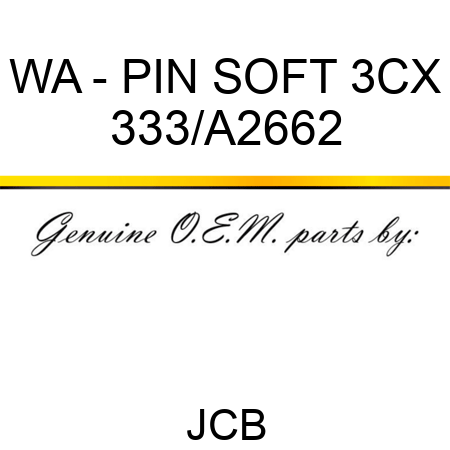 WA - PIN SOFT 3CX 333/A2662