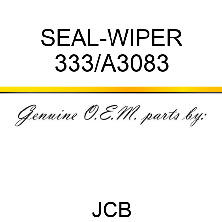 SEAL-WIPER 333/A3083