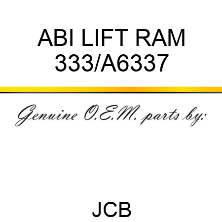 ABI LIFT RAM 333/A6337