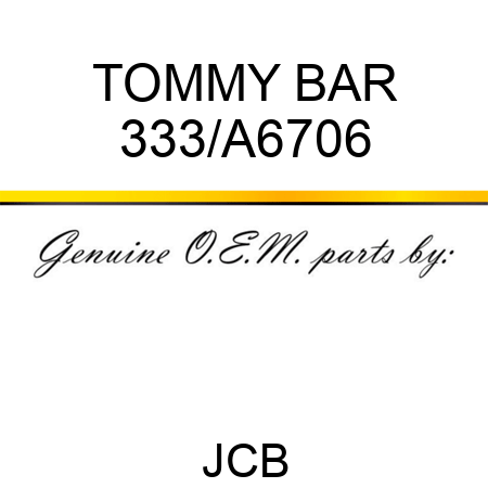 TOMMY BAR 333/A6706