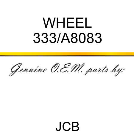 WHEEL 333/A8083