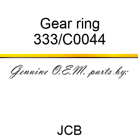 Gear ring 333/C0044