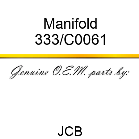 Manifold 333/C0061