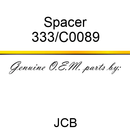 Spacer 333/C0089